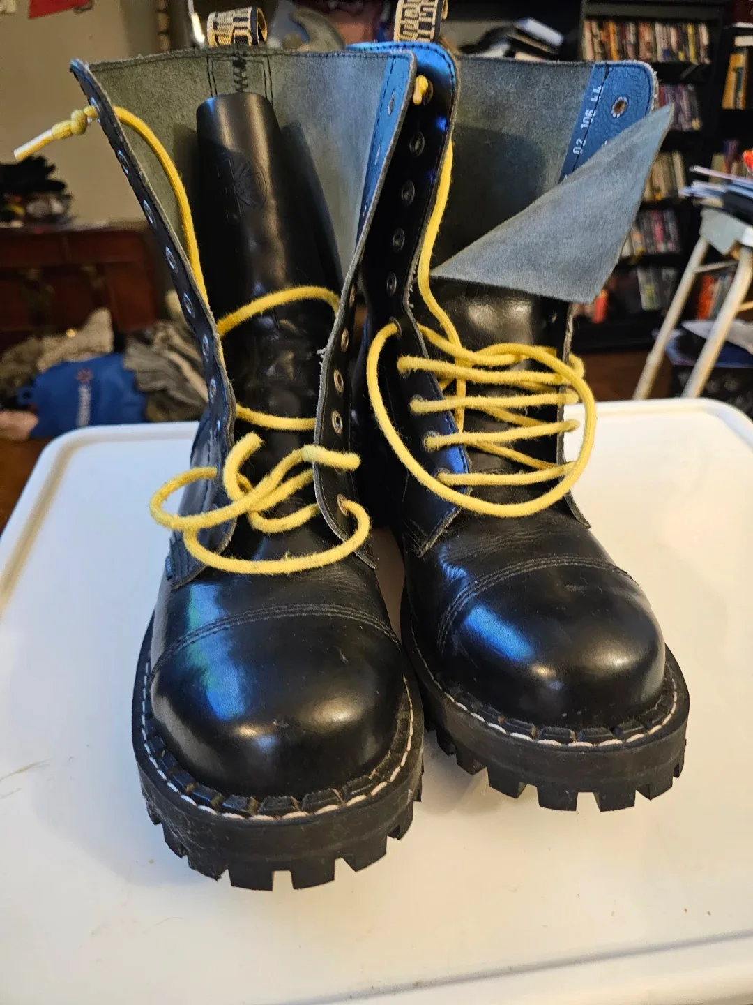 Steel Ground Boots, Black Leather image indicator(3)