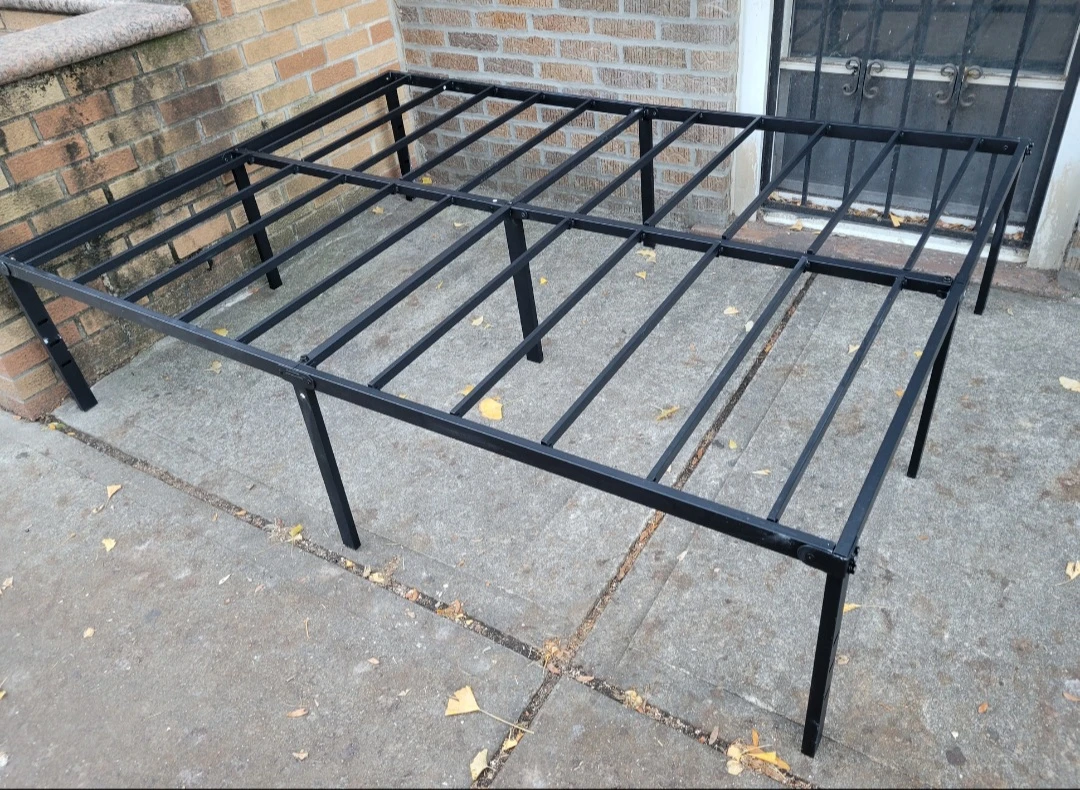 Black Metal Bed Frame - Full Size - photo 2
