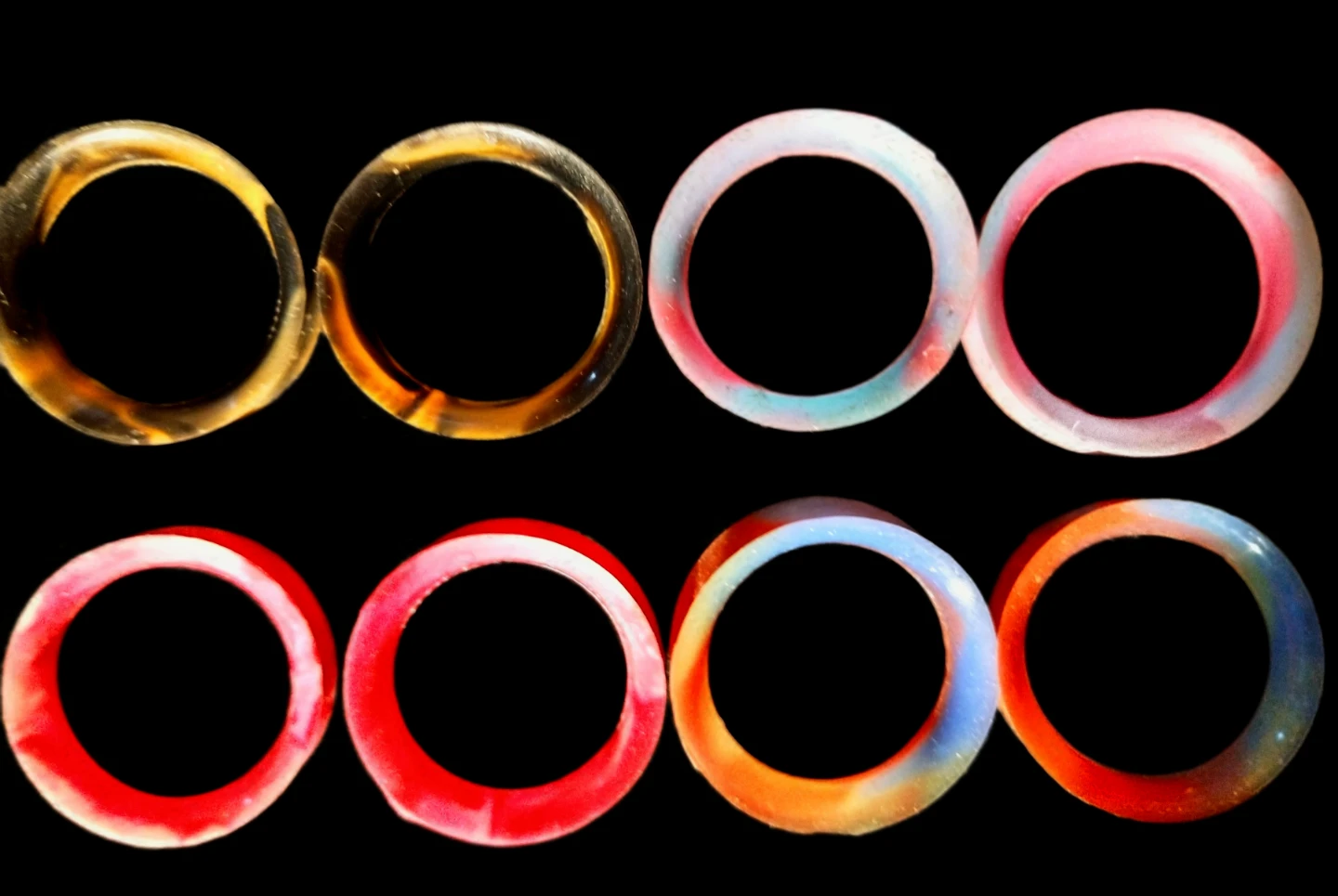 BRAND NEW Unisex 4 pairs of 1"siliconeear plugs/gauges - photo 2