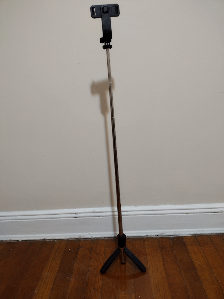Black Extendable Phone Selfie Stick Tripod #Cleanout - photo 2