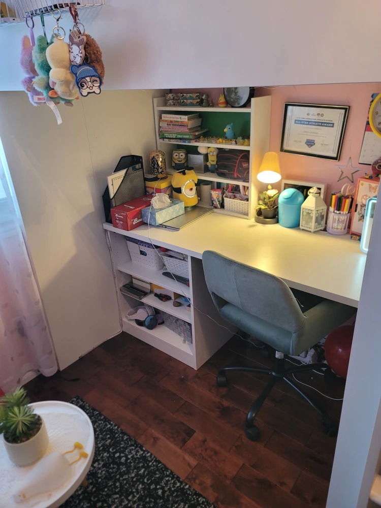 Loft Bed with Desk and Storage - photo 4