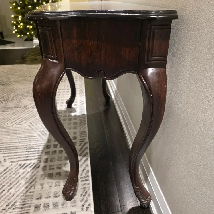 Dark Wood Console Table image indicator(2)