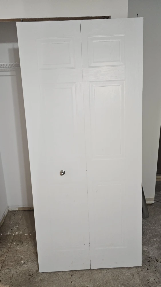 White Bifold Door - 36" x 80" - photo 3