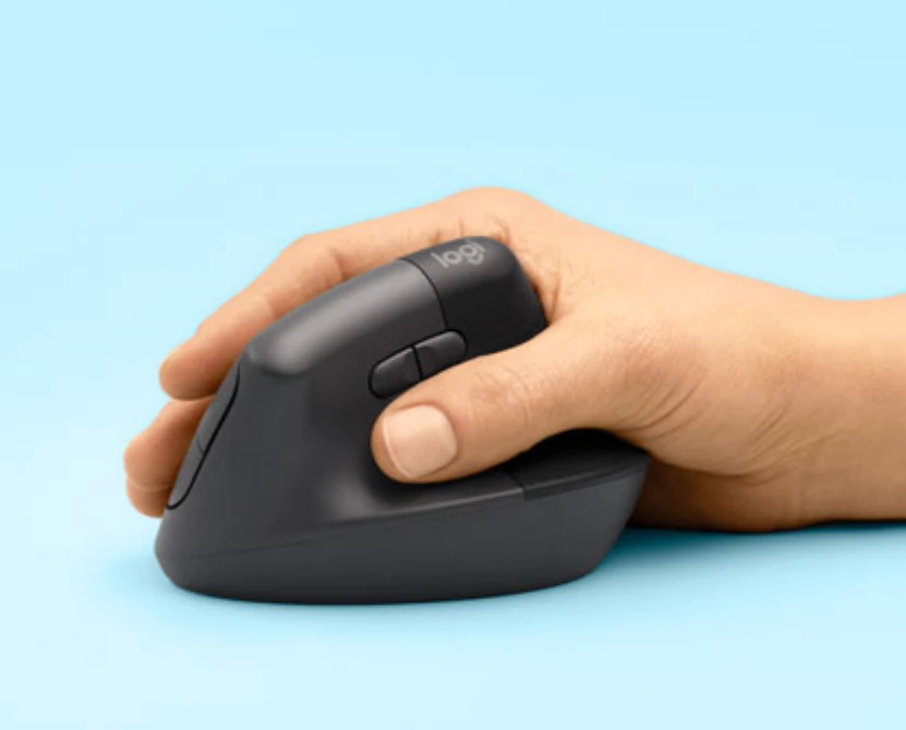 Logitech Lift Vertical Ergonomic Mouse - Graphite - photo 2
