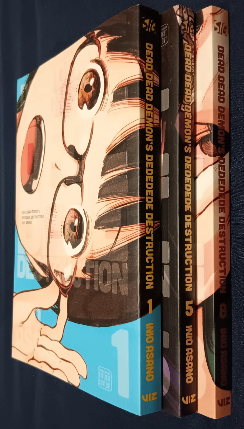 Dead Dead Demon's Dededede Destruction Manga Volumes 1, 5, 8