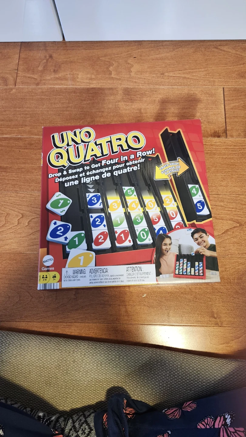 Mattel UNO Quatro Kids Game - Kids Gift
