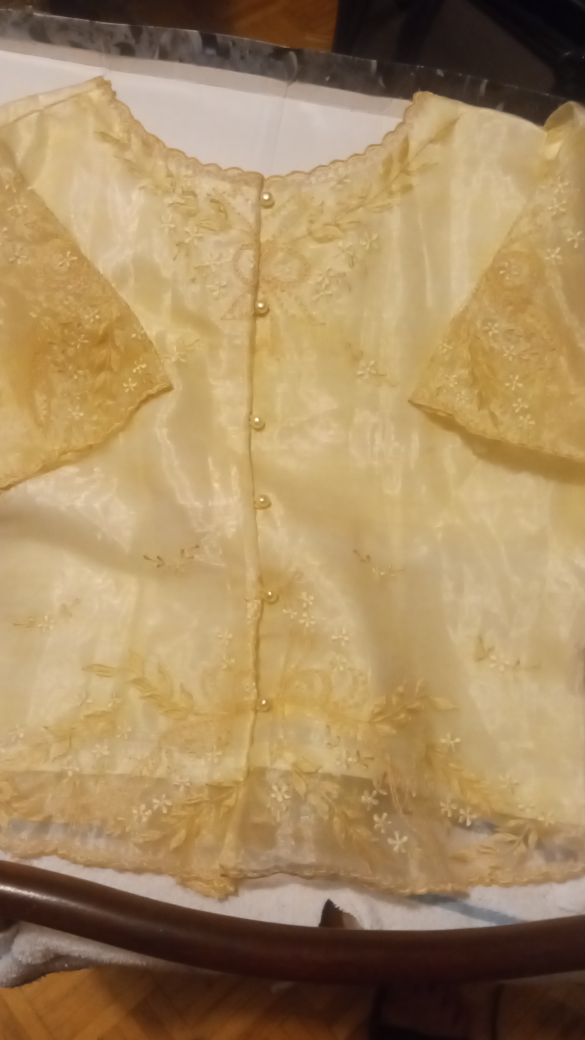 #Cleanout-Embroidered Yellow Blouse - photo 4