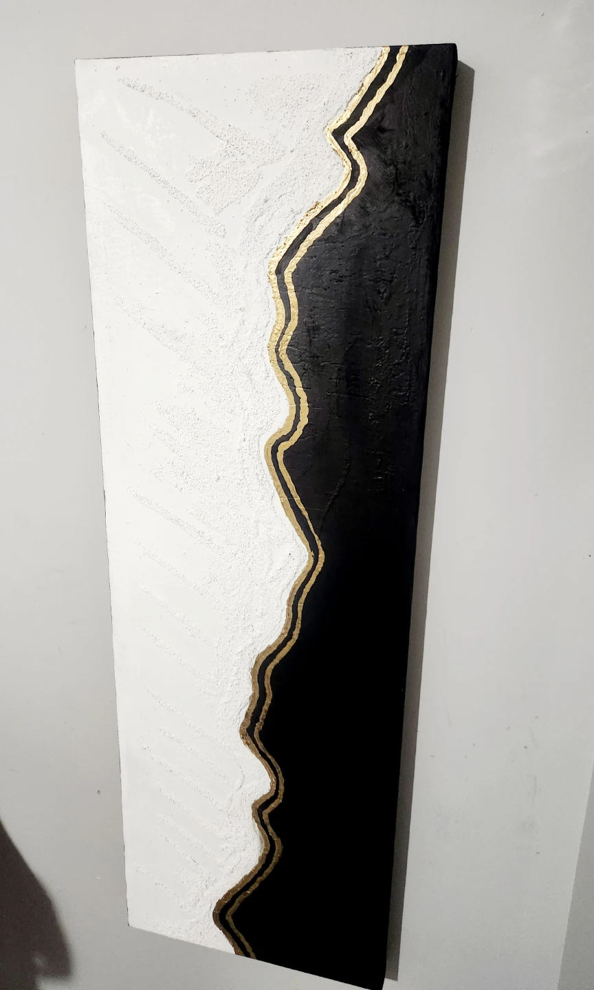 Modern Taxture black and white wall art - photo 4
