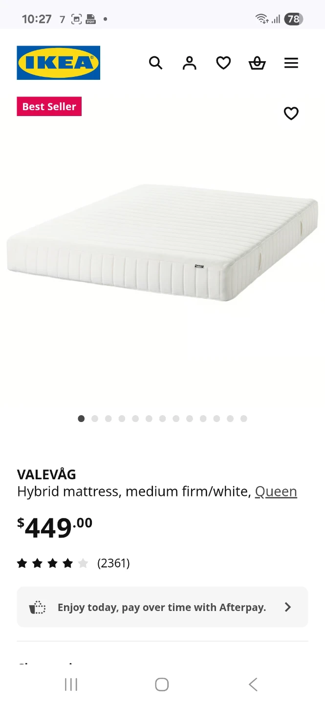 IKEA VALEVÅG Queen Mattress - photo 3