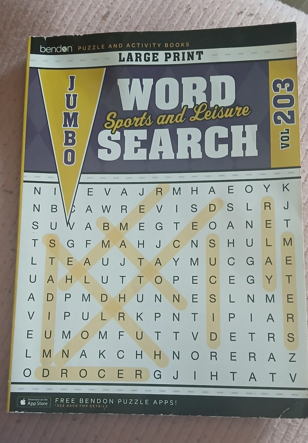 Jumbo Word Search Book - Sports & Leisure