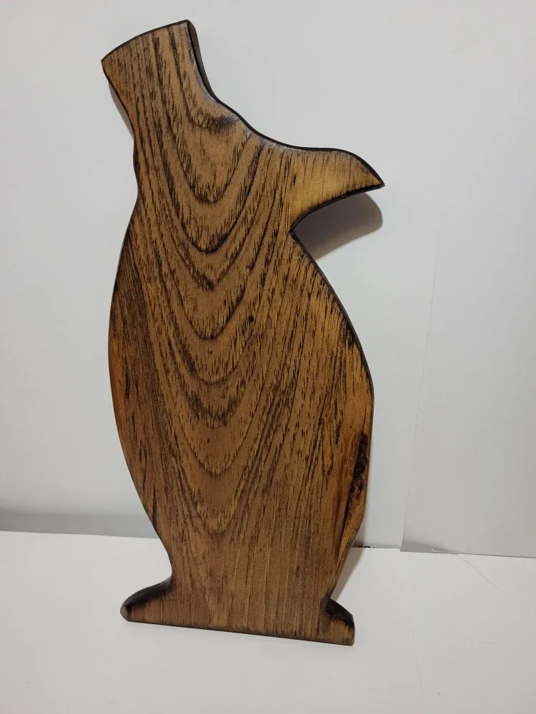 Wooden Penguin Decoration