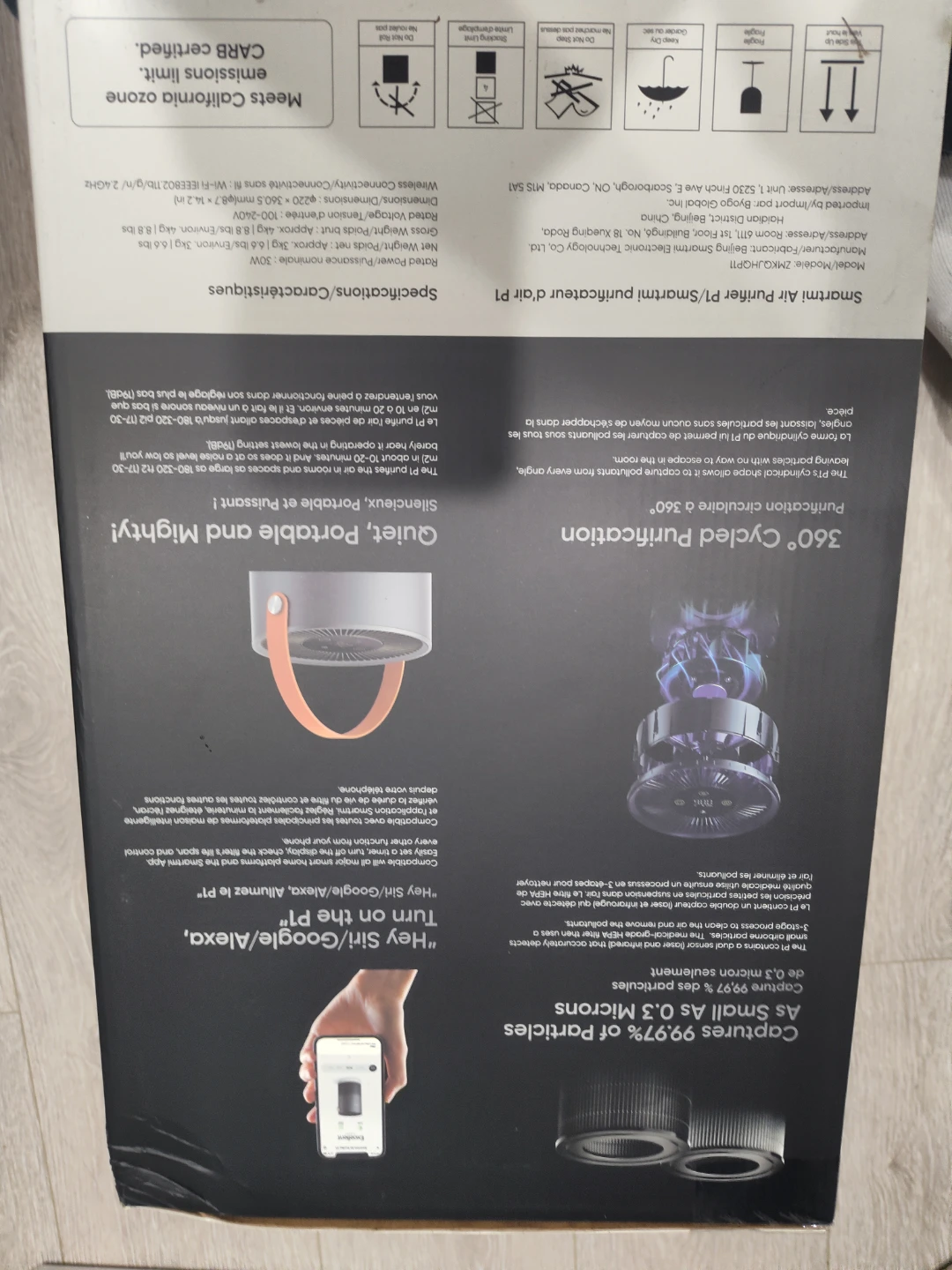 Smartmi Air Purifier P1 - brand new - photo 4