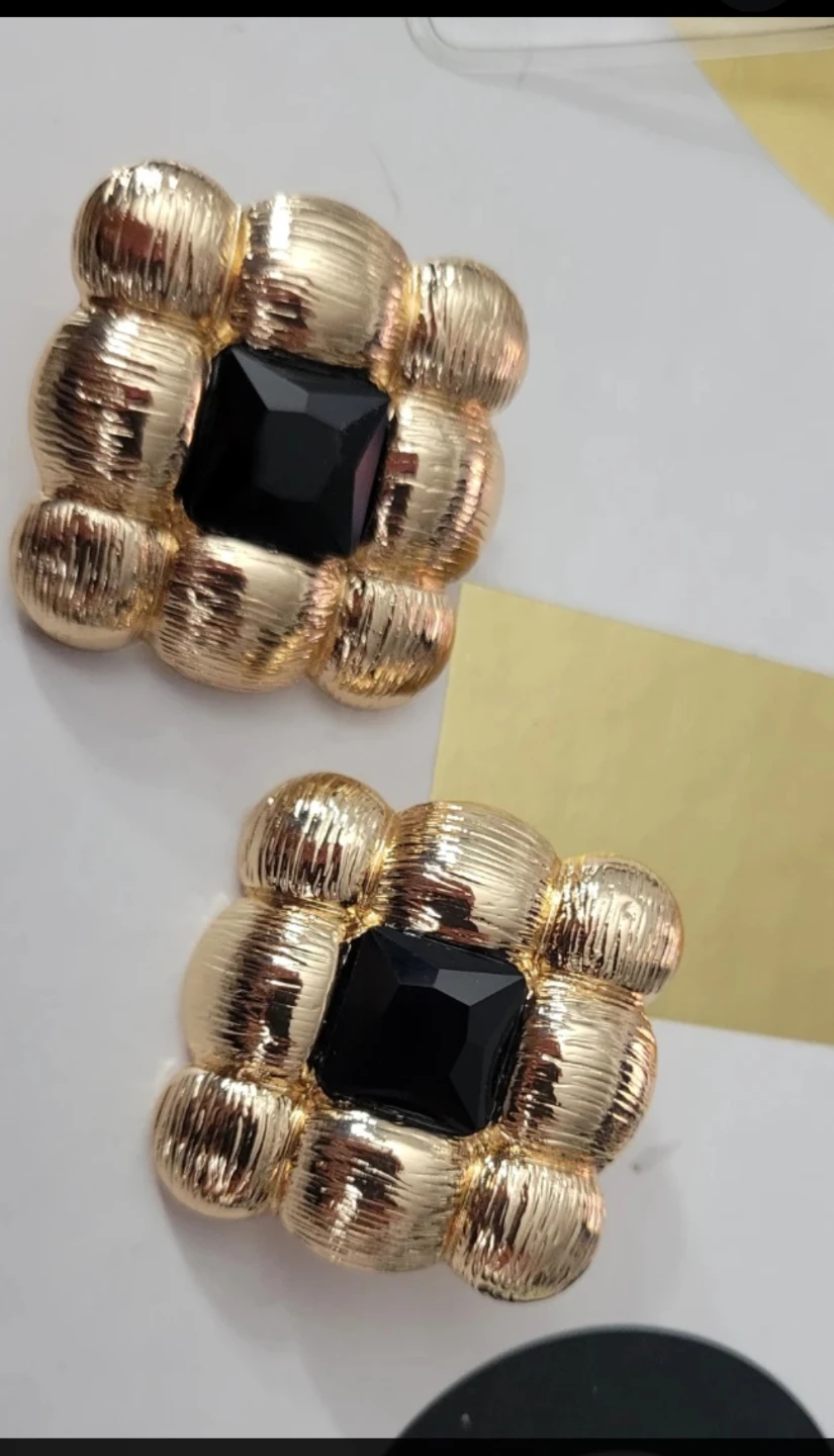8 Other Reasons Lady Earrings - Gold & Black - photo 3