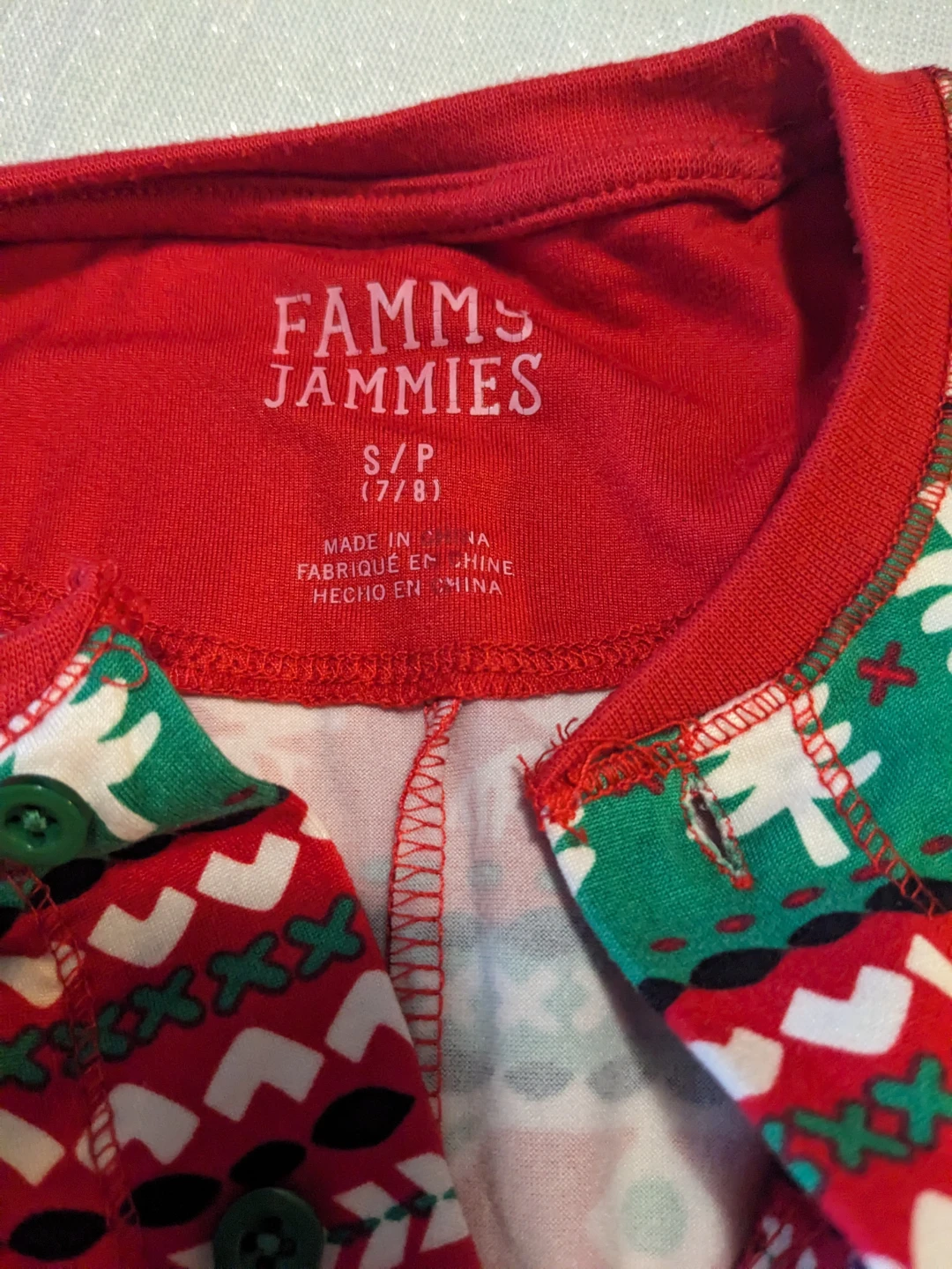 Famms Jammies Christmas Pajamas - Size p (7/8) - photo 3