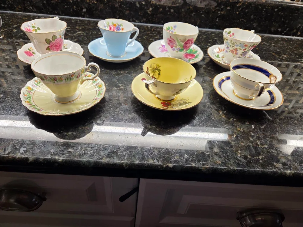 #cleanout.  Fine Bone China Tea Cup & Saucer