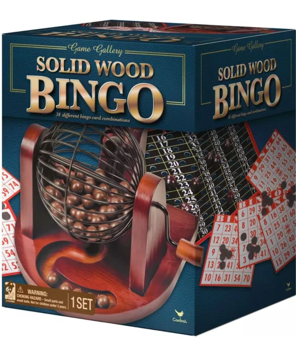 Game Gallery Solid Wood Bingo Set 🥕