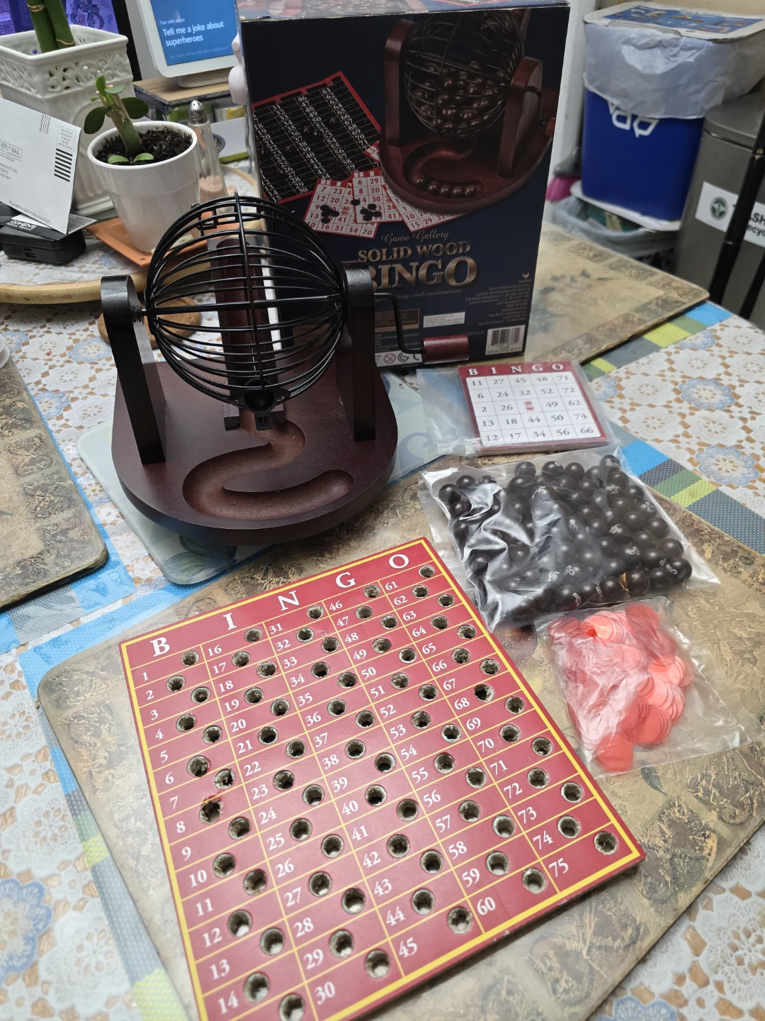 Game Gallery Solid Wood Bingo Set 🥕 - photo 2