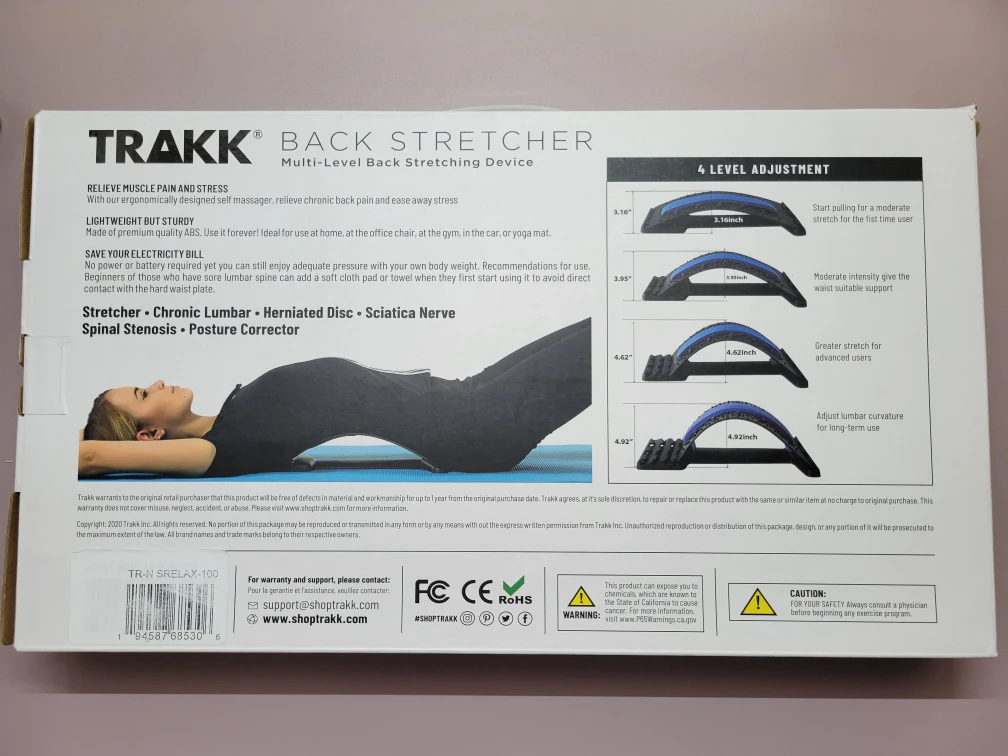 TRAKK Back Stretcher - Multi-Level Device #Cleanout - photo 2