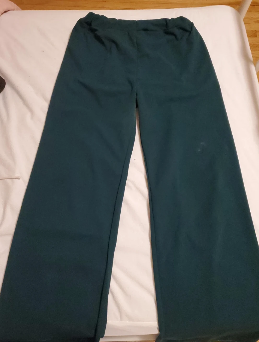 Green Wide Leg Pants