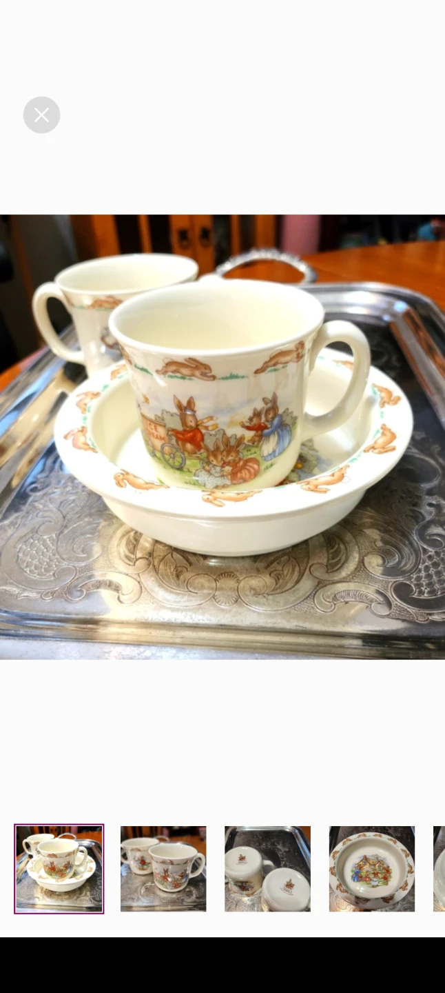 Royal Doulton Bunnykins Golden Jubilee Set