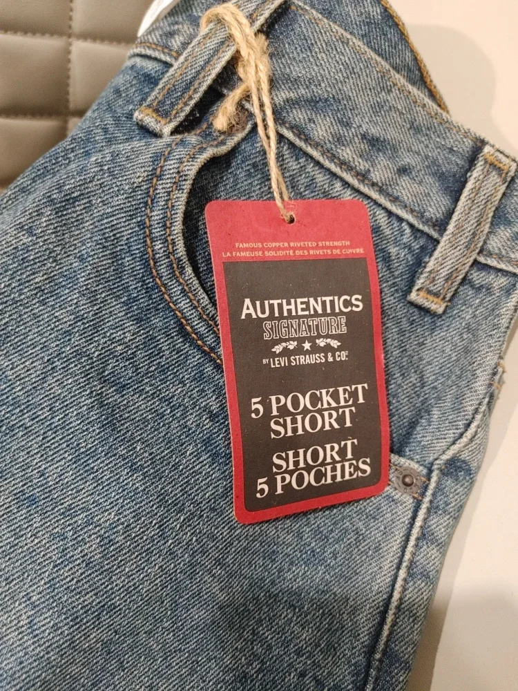 💚BRAND NEW LEVI'S DENIM SHORTS MENS SIZE 36 #Cleanout image indicator(5)