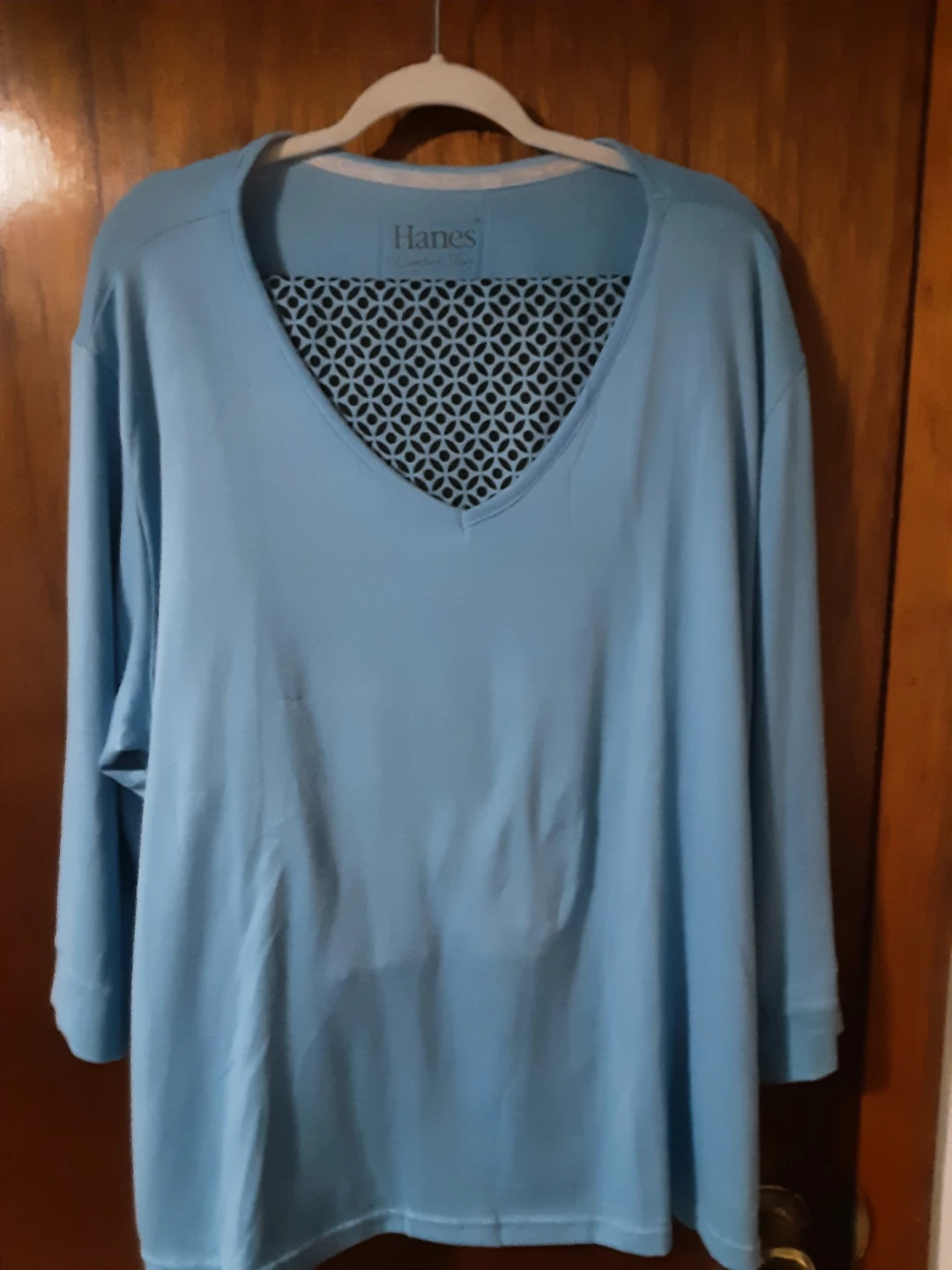 Hanes Comfort Sleep Women's Activewear Set - Blue, Size XL