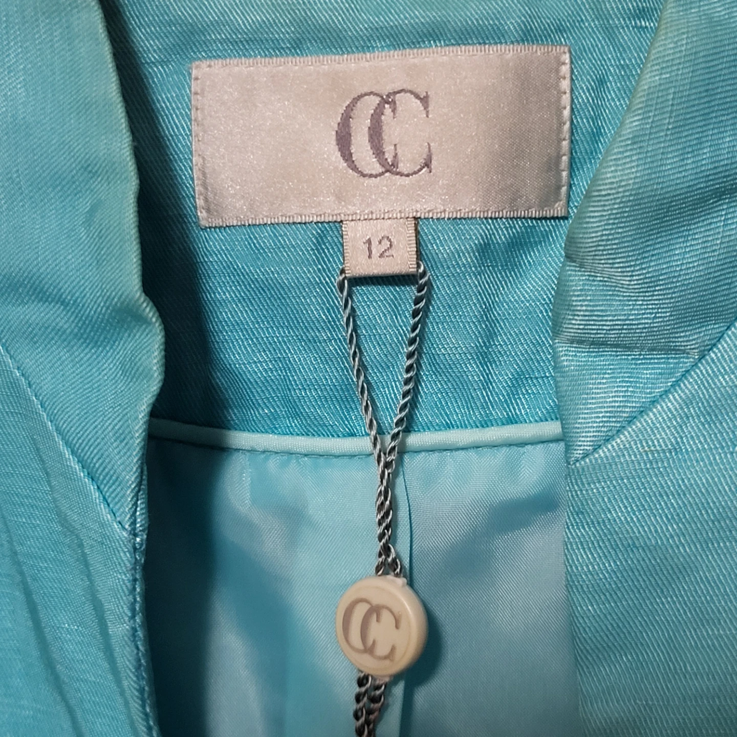 CC Turquoise Blazer - Size 12 - photo 3