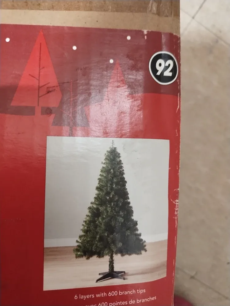 For Living 6' Unlit Mercier Tree with Lights image indicator(2)