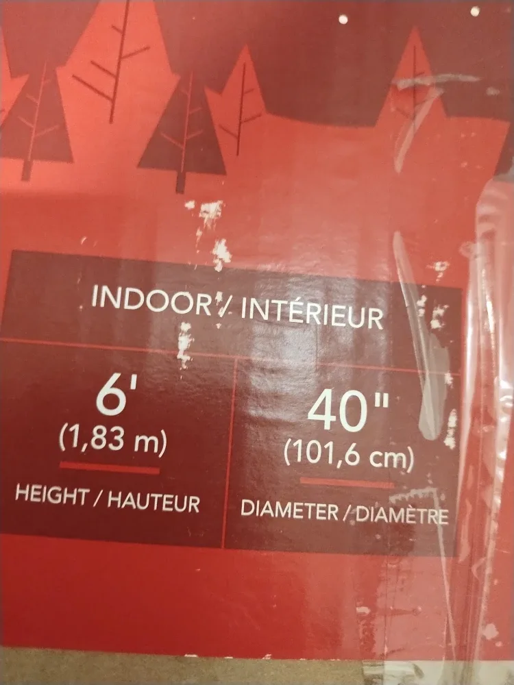 For Living 6' Unlit Mercier Tree with Lights image indicator(3)