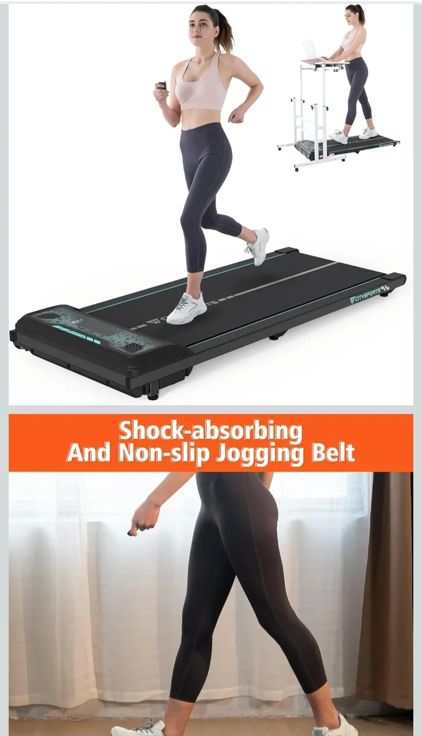 Like new - CITYSPORTS Treadmill - Shock Absorbing Belt