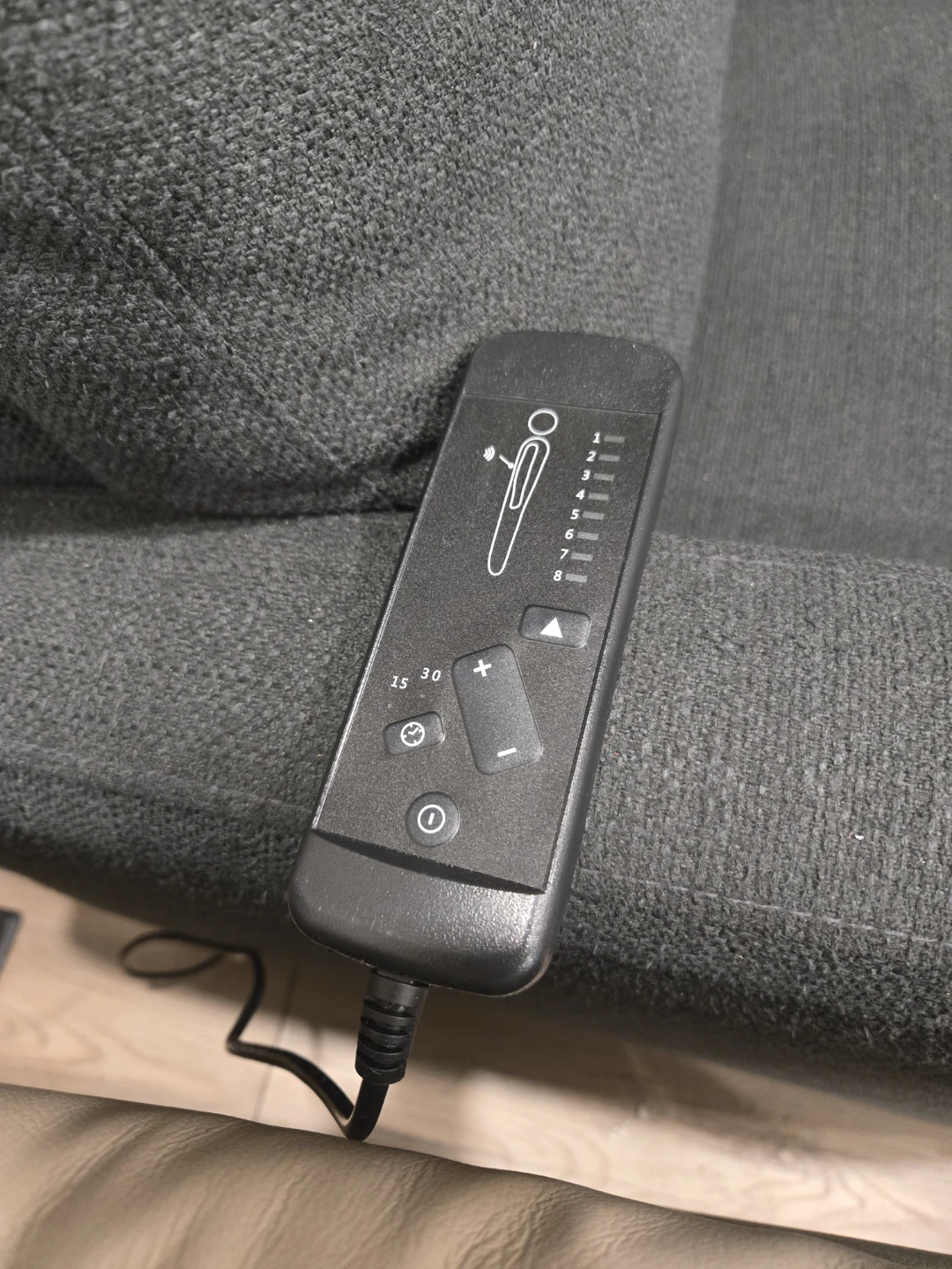 Grey Fabric Recliner Chair - photo 2