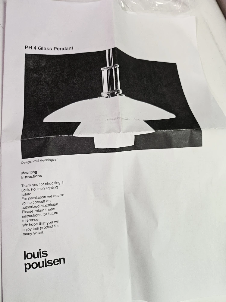 Louis Poulsen PH 3+ PH 4 Glass Pendant Lamp - photo 3