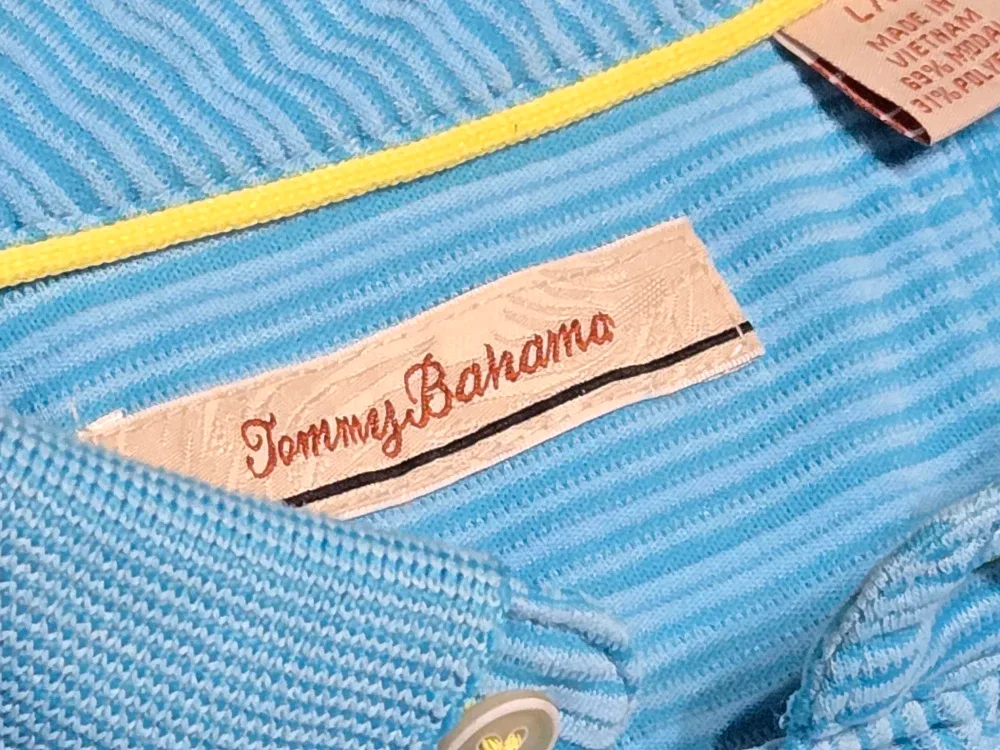 Tommy Bahama Polo Shirt - Size L image indicator(2)