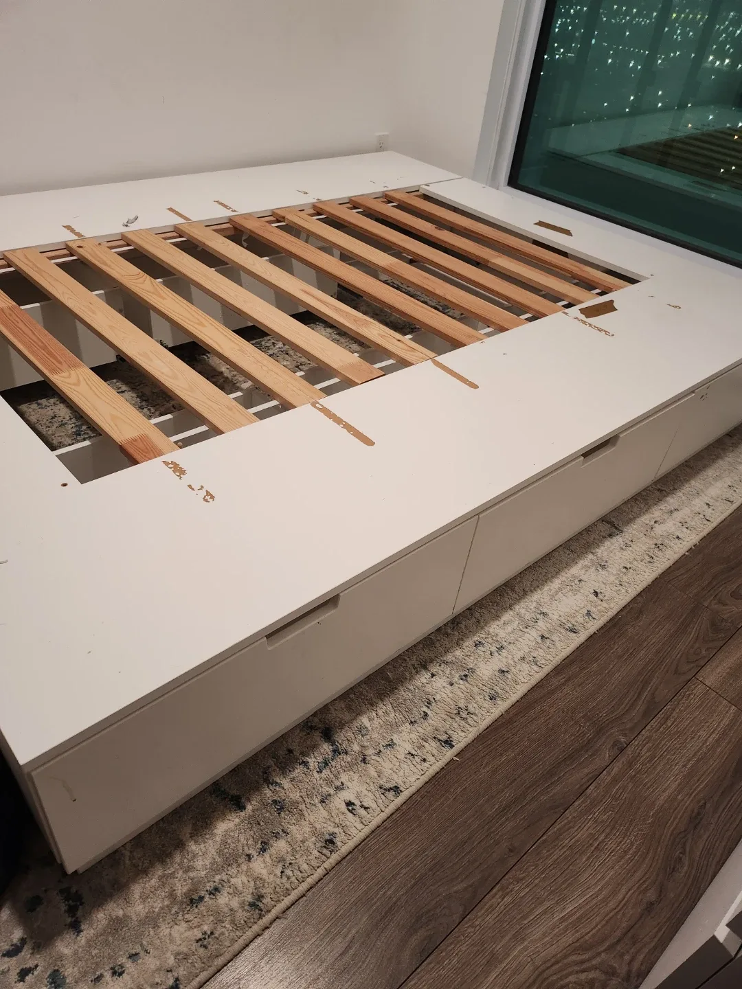IKEA Nordli Bed Frame with Storage