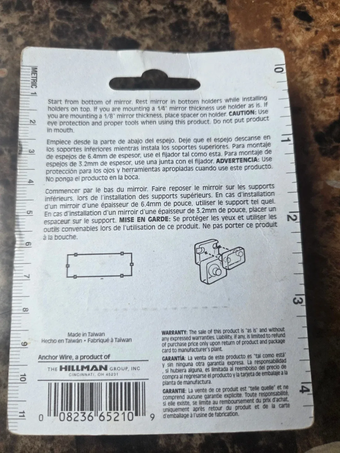 Brand New Adjustable Mirror Holder Kit, 6 Sets image indicator(2)