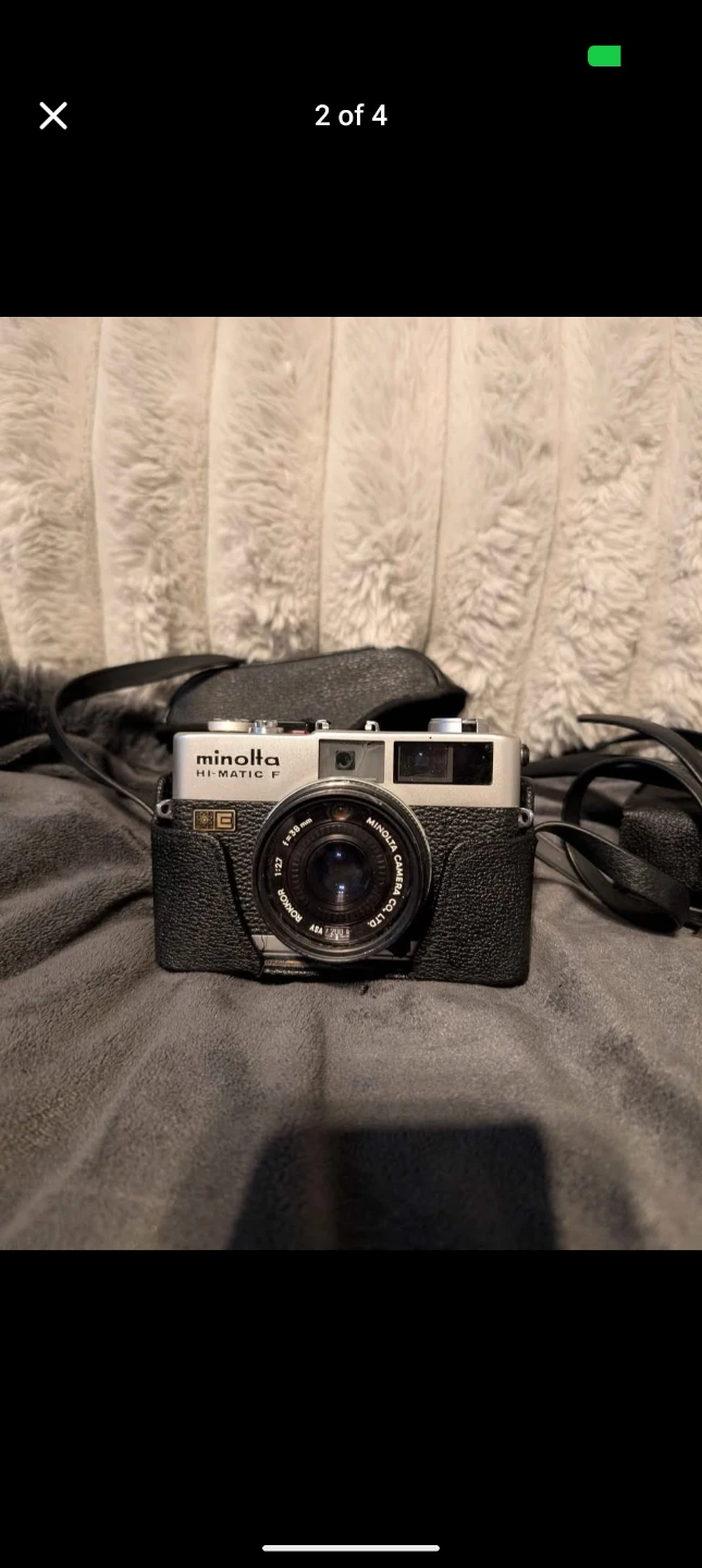 Minolta Hi-Matic F 35mm Film Camera - photo 2