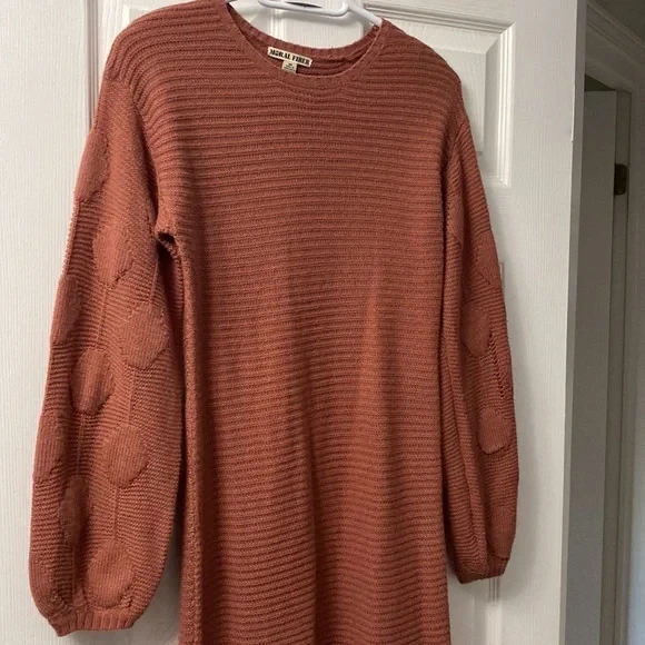 Knit Sweater Dress - Size L - photo 2