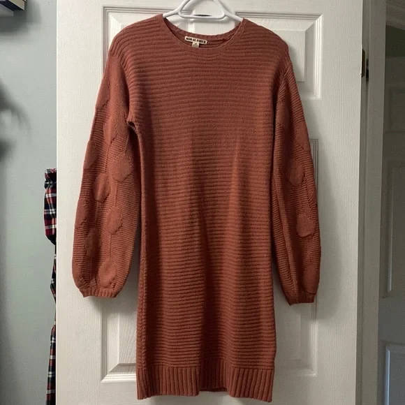 Knit Sweater Dress - Size L - photo 3