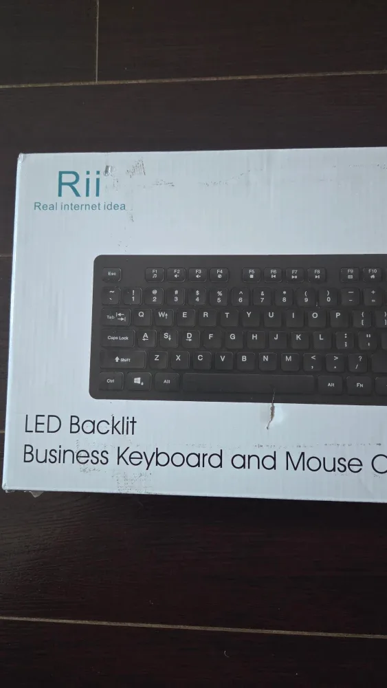 Rii RK105 RGB Keyboard and Mouse Combo - New in Box! image indicator(2)
