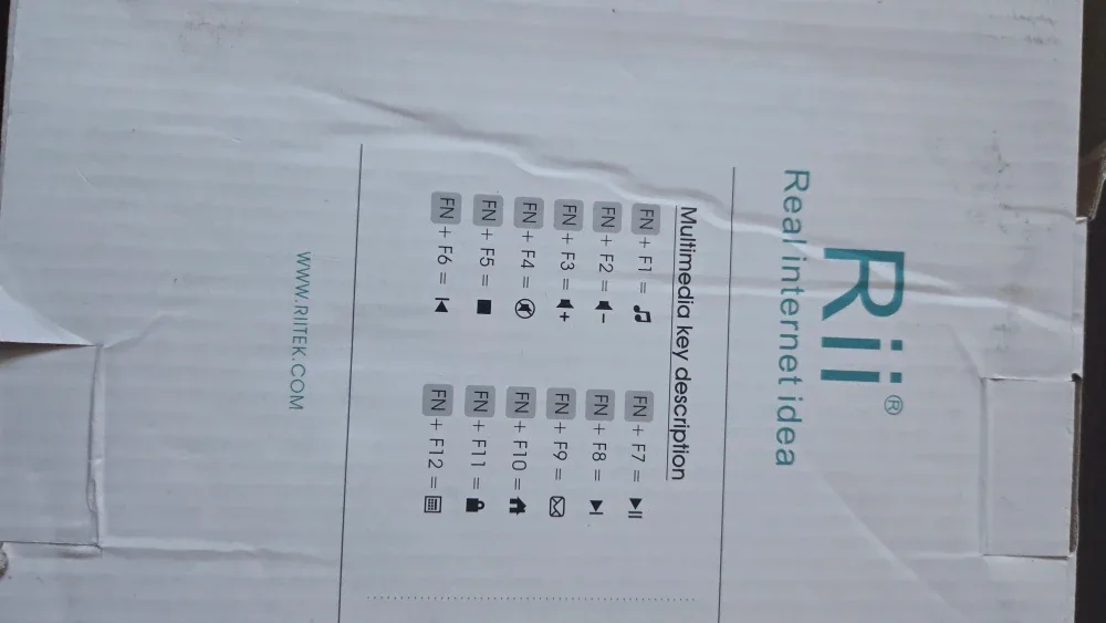 Rii RK105 RGB Keyboard and Mouse Combo - New in Box! image indicator(3)