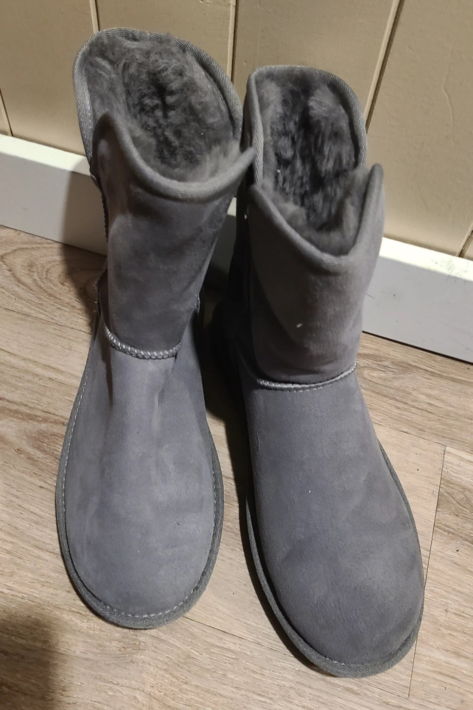 Grey Winter Boots - Size 9