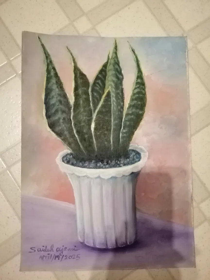 Snake Plant Painting