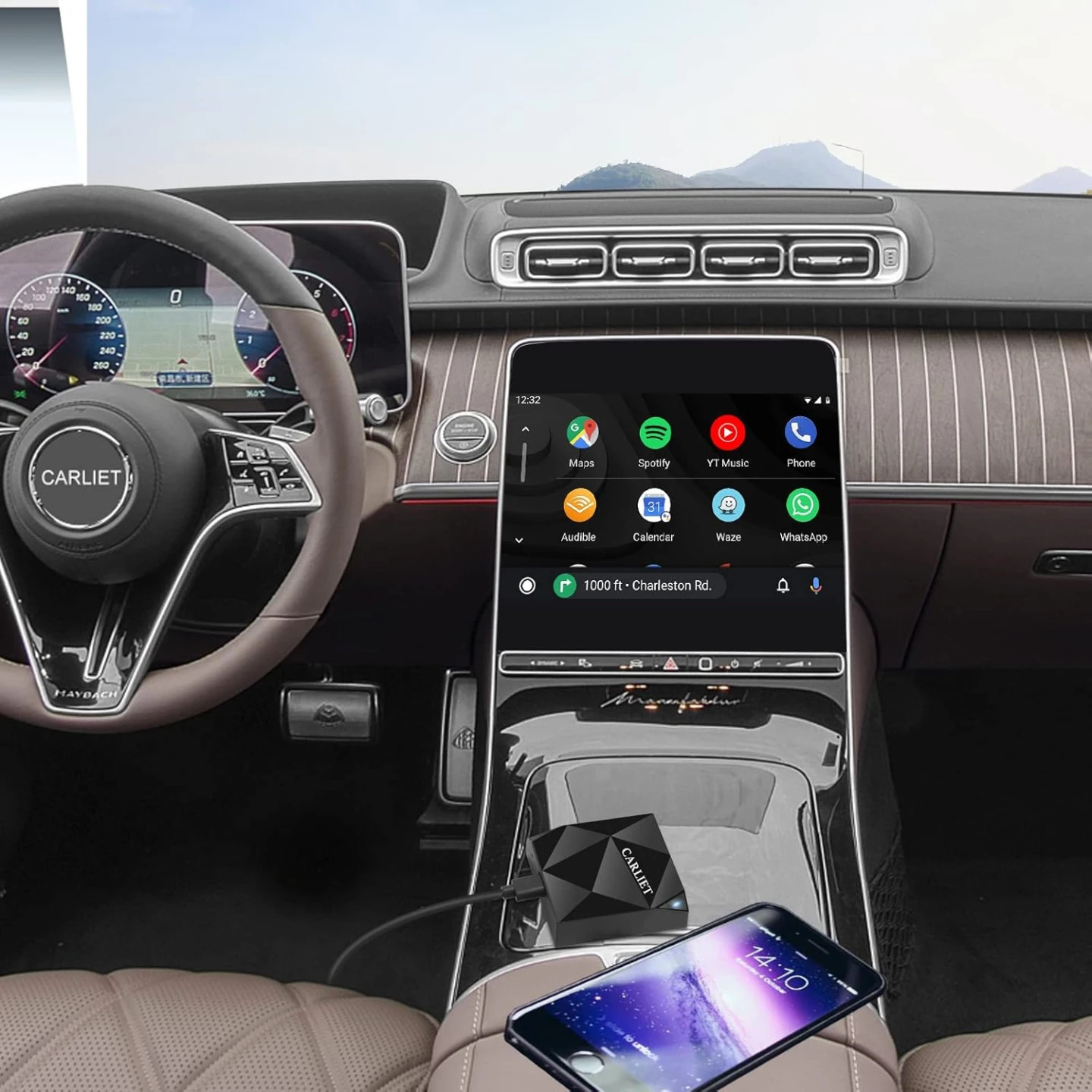 Wireless CarPlay Adapter, Wireless Car Dongle for OEM Wire - photo 3