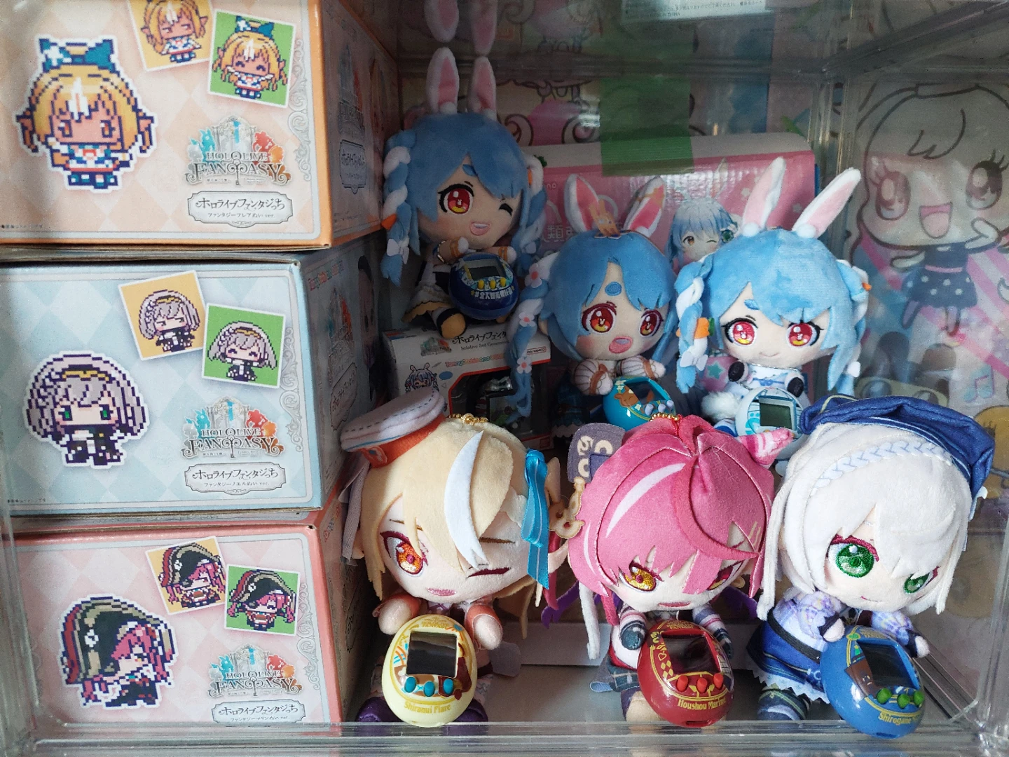 BNIB Pekora Hololive Plush w Tamagotchi Nano - Snow Version - photo 4