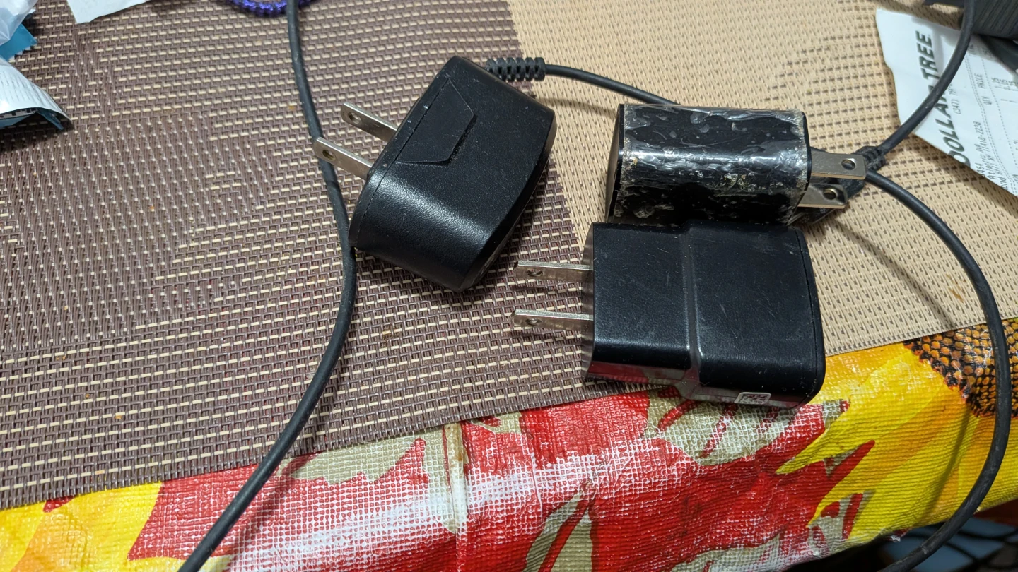 Used Black Phone Chargers