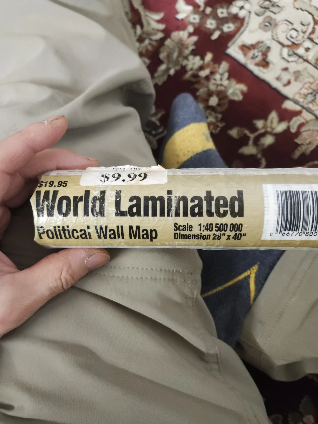 World Laminated Political Wall Map - photo 2