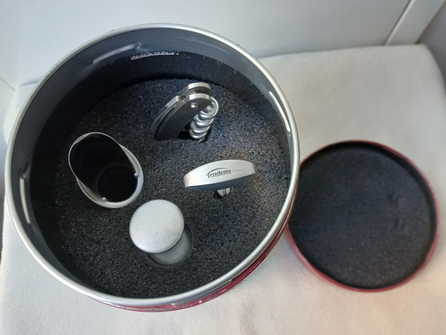 Trudeau 4 pc Stainless Steel Wine Set. It's available. - photo 2