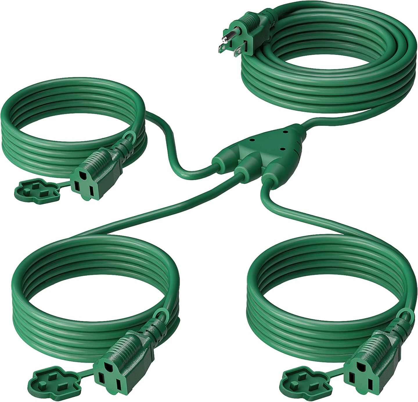 1 to 3 Splitter Extension Cord