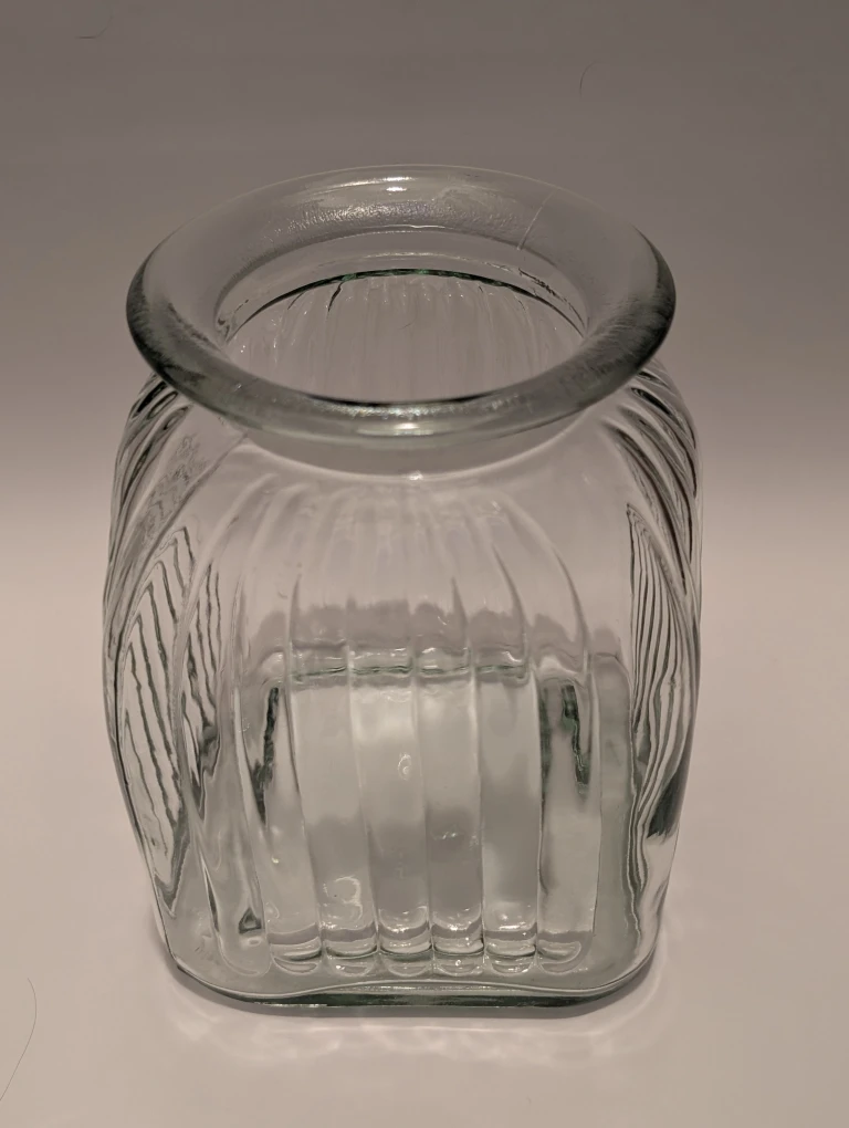 Large Glass Jar with Lid - photo 2