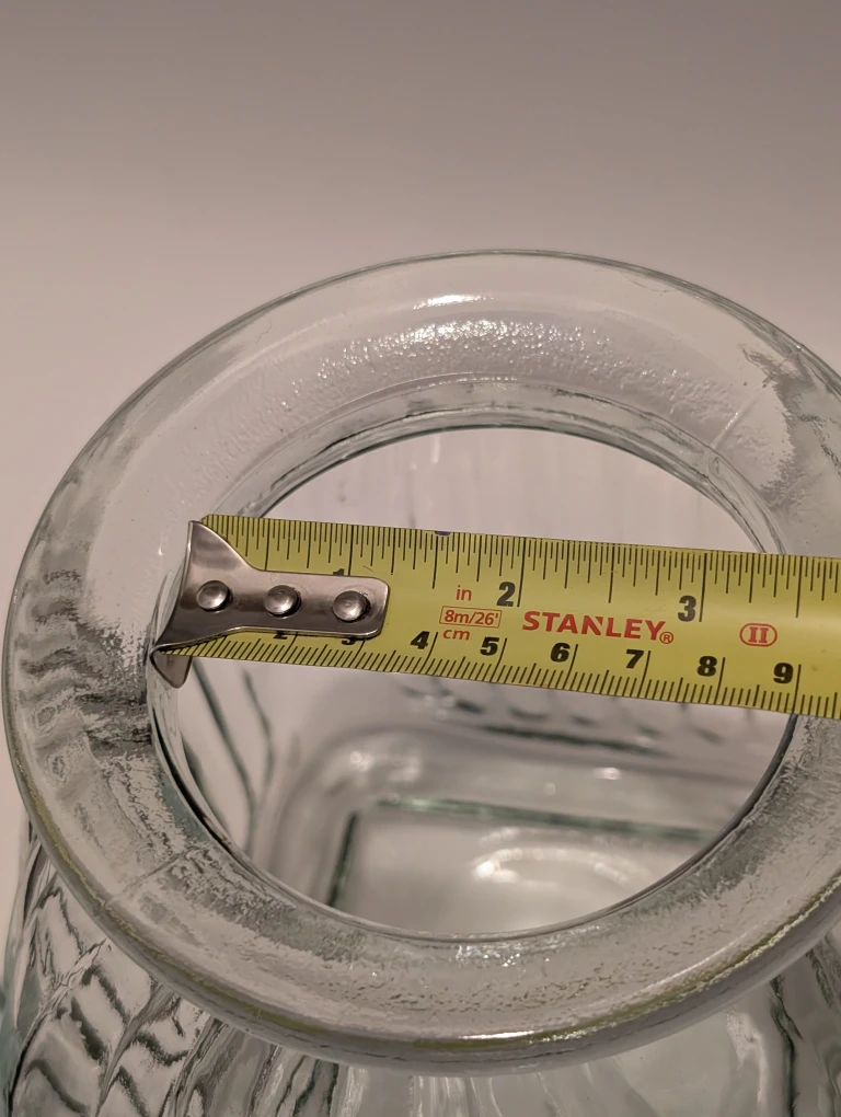 Large Glass Jar with Lid - photo 5